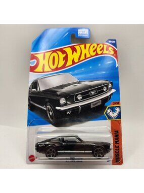Hot Wheels 67 Mustang Ford Black 2025 Muscle Mania 3/10 189/250